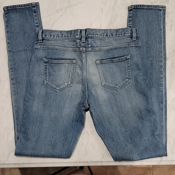 SAINT LAURENT Distressed low-rise skinny jeans - Size 31 - Picture 4 of 10